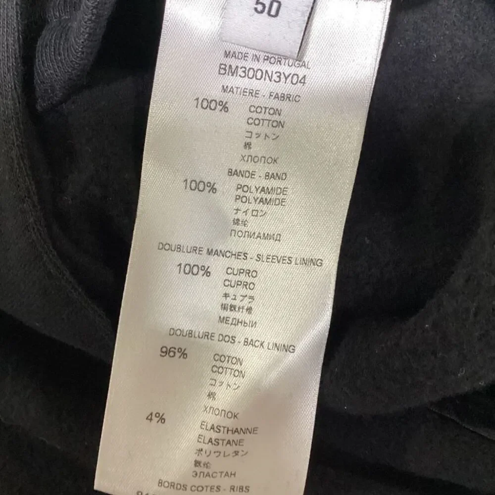 Givenchy Single-Breasted Blazer with Pockets in Black Cotton